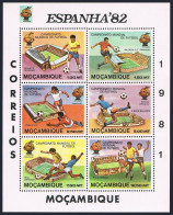 Mozambique 730a Sheet,MNH.Michel Bl.8. World Soccer Cup Spain-1982. - Mosambik