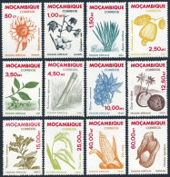 Mozambique 757-768,MNH.Michel 828-839. 1981.Sunflower,Cotton,Sisal,Cashews,Rice, - Mozambique