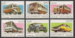 Mozambique 680-685,MNH.Michel 743-748. Public Transportation,1980. - Mosambik
