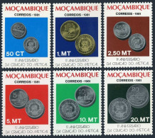 Mozambique 751-756,MNH.Michel 822-827. New Currency,1981.Coins. - Mozambico