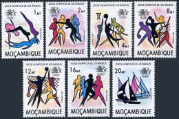 Mozambique 857-864,MNH.Mi 928-934,Bl.15. Olympics Los Angeles-1984:Diving,Discus - Mozambique