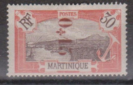 Martinique N° 108a Avec Charnière Surcharge Renversée - Ongebruikt