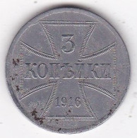 Monnaie Militaire . 5 Kopeks 1916  , En Fer , KM# 23 - Otros & Sin Clasificación