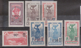 Martinique N° 111 à 117 Avec Charnières - Unused Stamps
