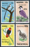 Nigeria 462-465,hinged.Mi 446-449.Rare Birds,1884.Whydan,Plover,Bishop,Francolin - Niger (1960-...)