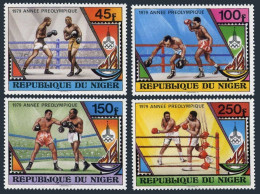 Niger 484-487,488, MNH. Mi 673-676,Bl.24. Pre-Olympics Moscow-1980. 1979.Boxing. - Niger (1960-...)