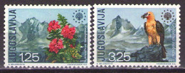 Yugoslavia 1970 - European Nature Protection - Nature Conservation Year - Mi 1406-1407 - MNH**VF - Ongebruikt