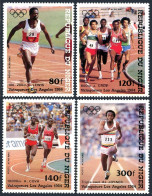 Niger C338-C341,C342, MNH. Mi 900-903,Bl.. Olympics Los-Angeles-1984. Winners. - Niger (1960-...)