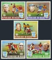 Niger 412-416,417,MNH.Michel 593-597,Bl.18. World Soccer Cup Argentina-1978. - Niger (1960-...)