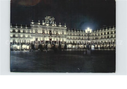 72533746 Salamanca Castilla Y Leon Plaza Mayor Bei Nacht Salamanca Castilla Y Le - Autres & Non Classés