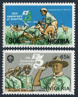 Nigeria 407-408,MNH.Michel 391-392. Scouting Year 1981.Animal.Baden-Powell. - Niger (1960-...)