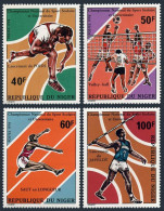 Niger 432-435,MNH.Michel 613-616. University Games,1978.Shot Put,Volleyball,Jump - Níger (1960-...)