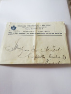 87C ) Storia Postale Cartoline, Intero, Lettera Valigeria Napoli - Poststempel