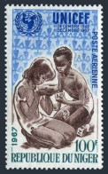 Niger C78,MNH.Michel 176. UNICEF-21,1967.Children. - Níger (1960-...)