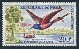 Niger C15, MNH. Michel 20. Nubian Carmine Bee-eater, 1961. - Niger (1960-...)