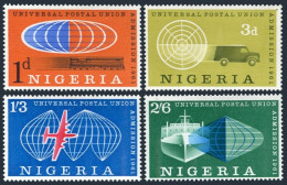 Nigeria 114-117, MNH. Michel 119-122. Admission To UPU, 1961. Globe, Train,Ship. - Niger (1960-...)