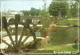 Brantome (24) - Le Pont Coudé Sur La Dronne Vu De L'Hostellerie Du Moulin De L'Abbaye - Brantome