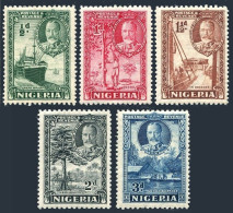 Nigeria 38-42, Hinged. Michel 31-45. King George V, 1936. Wraft, Cacao, Timber, - Nigeria (1961-...)