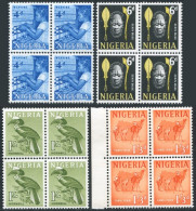 Nigeria 106-109 Blocks/4,MNH. Weaver,Benin Mask,Yellow-casqued Hornbill,Camel. - Nigeria (1961-...)
