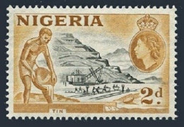 Nigeria 83,hinged.Michel 74. Queen Elizabeth II,1953.Mining Tin. - Nigeria (1961-...)