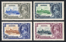 Nigeria 34-37, Hinged. Mi 27-39. King George V Silver Jubilee Of The Reign,1935. - Nigeria (1961-...)