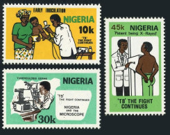 Nigeria 409-411, MNH. Michel 393-395. TB-bacillus Centenary, 1982. - Nigeria (1961-...)