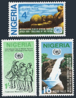 Nigeria 232-234, MNH. Mi 226-228. African Tourism, 1969. Rock, Assob Falls,Music - Nigeria (1961-...)