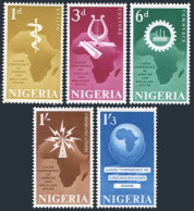 Nigeria 123-127,MNH. Mi 114-118. Map,Medicine, Culture,Industry.Conference 1962. - Nigeria (1961-...)