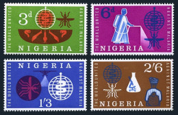 Nigeria 128-131, MNH. Michel 119-122. WHO Drive To Eradicate Malaria, 1962. - Nigeria (1961-...)