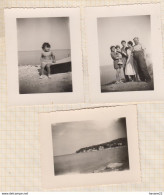 8AK4161 PHOTO AMATEUR 8 X 10.5 CM Lot De 3 Photos ANTIBES 1948 2 SCANS - Lieux