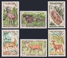 Senegal 195-200,hinged. Mi 233-238. Wild Animals 1960. Roan Antelope, Buffalo,   - Sénégal (1960-...)