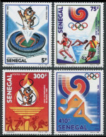 Senegal 786-789, MNH. Mi 983-986. Olympics Seoul-1988. Mascot; Running, Swimming - Sénégal (1960-...)
