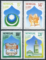 Senegal 955-958, MNH. Mi 1158-1161. Islamic Summit,1991. Congress Center,Mosque. - Sénégal (1960-...)