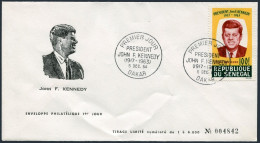 Senegal C40,FDC.Michel 295. President John F.Kennedy,1964. - Sénégal (1960-...)