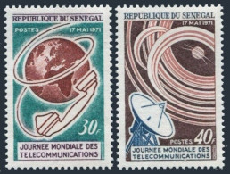 Senegal 344-345, MNH. Mi 456-457. 3rd World Telecommunications Day,1971. - Sénégal (1960-...)