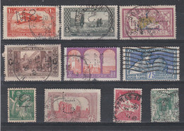 Perforés France Ex: Colonie Algérie; Maroc ; Tunisie - Used Stamps