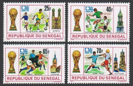 Senegal 400-403,MNH.Michel 553-556. World Soccer Cup Munich-1974.Views. - Senegal (1960-...)