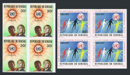 Senegal 342-343 Imperf Blocks/4,MNH.Michel 450-451.Against Racial Discrimination - Senegal (1960-...)