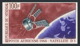 Senegal C46 Imperf,MNH.Michel 335B. D-1 French Satellite,1966. - Sénégal (1960-...)