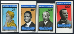 Senegal C95-C98 Imperf,MNH.Michel 452B-455B. Prominent Blacks,1971. - Senegal (1960-...)