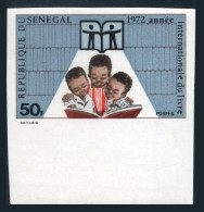 Senegal 370 Imperf,MNH.Michel 500B. Book Year IBY-1972. - Senegal (1960-...)