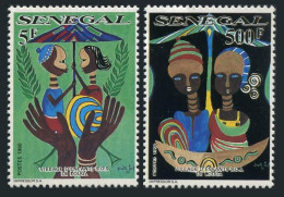 Senegal 895-896,MNH.Michel 1091-1092. Multinational Postal School,20th Ann.1990. - Sénégal (1960-...)