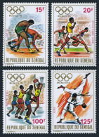 Senegal 365-368,MNH.hinged.Mi 494-497. Olympics Munich-1972.Wrestling,Basketball - Senegal (1960-...)