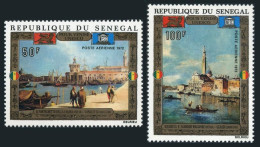 Senegal C110-C111, MNH. Mi 482-483. UNESCO Campaign To Save Venice, 1972. Guardi - Senegal (1960-...)