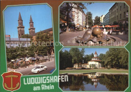 72533537 Ludwigshafen Rhein Ludwigskirche Knoedelbrunnen Turmcafe Im Ebertpark L - Ludwigshafen