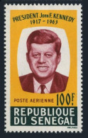 Senegal C40,C40a Sheet, MNH. Michel 295, Bl.2. President John F. Kennedy, 1964. - Senegal (1960-...)
