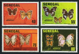Senegal 555-558,559 Ad Sheet,MNH.Michel 759-762,763-766 Bl.41. Butterflies 1982. - Senegal (1960-...)