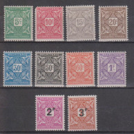 Mauritanie Taxe N° 17 à 26 Avec Charnières - Unused Stamps