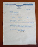 Lot #1   Israel - Jewish Judaica - 1939 Factura ,  Invoice  Document MOISE NEHAMA FILS - Thessaloniki Greece - Autres & Non Classés