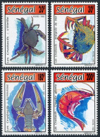 Senegal 1028-1031, MNH. Michel 1231-1234. Shellfish 1992. Crabs, Lobster, Shrimp - Sénégal (1960-...)